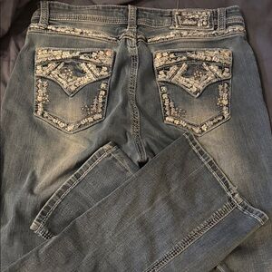 Grace Embellished Denim Boot Cut Jeans